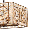 Load image into Gallery viewer, Moroccan Glam Antique Crystal Square Cage Chandelier