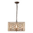 Load image into Gallery viewer, Moroccan Glam Antique Crystal Square Cage Chandelier