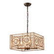 Load image into Gallery viewer, Moroccan Glam Antique Crystal Square Cage Chandelier