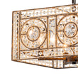 Load image into Gallery viewer, Moroccan Glam Antique Crystal Square Cage Chandelier