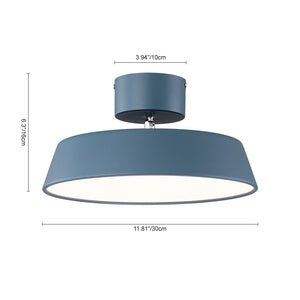 Scandinavian LED Semi Flush Ceiling Light