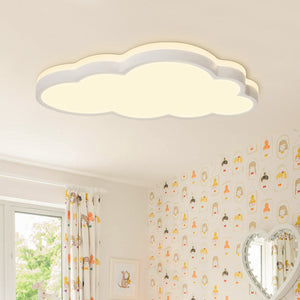 LED Cloud Light Fixture Dimmable Flush Mount for Kids