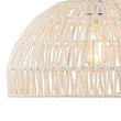 Load image into Gallery viewer, LightFixturesUSA - 1 - Light Coastal Bohemian Woven Rope Dome Pendant - Pendant Light - Medium - Beige