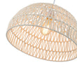 Load image into Gallery viewer, LightFixturesUSA - 1 - Light Coastal Bohemian Woven Rope Dome Pendant - Pendant Light - Medium - Beige