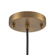 Load image into Gallery viewer, LightFixturesUSA - 1 - Light Corded Seeded Glass Globe Kitchen Pendant Light - Pendant Light - Brass -