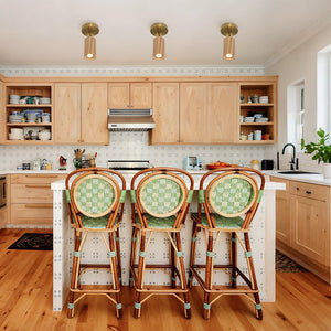 LightFixturesUSA - 1 - Light GU10 Adjustable Wooden Ceiling Spotlight Track Light - Ceiling Light - Ash - 2 Packs -