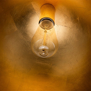 LightFixturesUSA - 1 - Light Industrial Limestone Style Metal Dome Pendant - Pendant Light - 13.7 in -