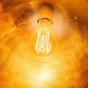 LightFixturesUSA - 1 - Light Industrial Limestone Style Metal Dome Pendant - Pendant Light - 13.7 in -