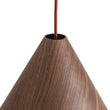 Load image into Gallery viewer, LightFixturesUSA - 1 - Light Modern Farmhouse Wood Grain Cone Kitchen Pendant - Pendant Light - Light Oak -
