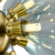 Load image into Gallery viewer, LightFixturesUSA - 18 - Light Cluster Gradual Blue Glass Globe Bubble Chandelier - Chandelier - Gradual Blue -