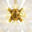 Load image into Gallery viewer, LightFixturesUSA - 18 - Light Cluster Ribbed Glass Globe Bubble Chandelier - Chandelier - Clear Ribbed Glass -