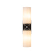 Load image into Gallery viewer, LightFixturesUSA - 2 - Light Milky White Glass Cylinder Vanity Wall Sconce - Wall Sconce - 2 Packs -