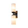 Load image into Gallery viewer, LightFixturesUSA - 2 - Light Milky White Glass Cylinder Vanity Wall Sconce - Wall Sconce - 2 Packs -