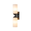 Load image into Gallery viewer, LightFixturesUSA - 2 - Light Milky White Glass Cylinder Vanity Wall Sconce - Wall Sconce - 2 Packs -