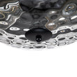 Load image into Gallery viewer, LightFixturesUSA - 2 - Light Water Glass Round Flush Mount Ceiling Light - Ceiling Light - Oil Rubbed Bronze -