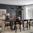 Load image into Gallery viewer, LightFixturesUSA-3-Light Black Cone Shade Kitchen Island Pendant-Chandelier-3-Lt-