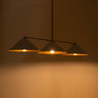 Load image into Gallery viewer, LightFixturesUSA - 3 - Light Black Cone Shade Kitchen Island Pendant - Chandelier - White -