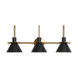 Load image into Gallery viewer, LightFixturesUSA - 3 - Light Metal Conical Shade Bathroom Vanity Wall Sconce - Wall Sconce - White -