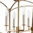 Load image into Gallery viewer, LightFixturesUSA - 4 - light French Antique Candle Style Lantern Semi Flush - Ceiling Light - Gold -