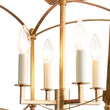 Load image into Gallery viewer, LightFixturesUSA - 4 - light French Antique Candle Style Lantern Semi Flush - Ceiling Light - Gold -