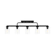 Load image into Gallery viewer, LightFixturesUSA - 5 - Light Seeded Glass Shade Linear Island Chandelier - Chandelier - 5 - Lt -
