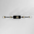 Load image into Gallery viewer, LightFixturesUSA - 5 - Light Seeded Glass Shade Linear Island Chandelier - Chandelier - 5 - Lt -