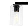Load image into Gallery viewer, LightFixturesUSA - 5 - Light Seeded Glass Shade Linear Island Chandelier - Chandelier - 5 - Lt -