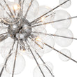 Load image into Gallery viewer, LightFixturesUSA - 6 - Light Glass Globe Bubble Sputnik Sunburst Chandelier - Chandelier - Chrome -