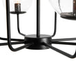 Load image into Gallery viewer, LightFixturesUSA - 8 - Light Seeded Glass Globe Round Sputnik Bubble Chandelier - Chandelier - Black -