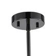 Load image into Gallery viewer, LightFixturesUSA - 9 - Light Hammered Smoked Glass Bubble Black Sputnik Chandelier - Chandelier - Black -