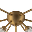 Load image into Gallery viewer, LightFixturesUSA - 9 - Light Layered Glass Bubble Sputnik Semi Flush Chandelier - Ceiling Light - Black (1 - 2 Weeks Arrive) -