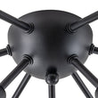 Load image into Gallery viewer, LightFixturesUSA - 9 - Light Layered Glass Bubble Sputnik Semi Flush Chandelier - Ceiling Light - Black (1 - 2 Weeks Arrive) -