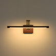 Load image into Gallery viewer, LightFixturesUSA - Adjustable Dimmable LED Linear Vanity Lamp Picture Light - Wall Sconce - Walnut Grain - 2 Packs -
