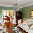 Load image into Gallery viewer, LightFixturesUSA - Antique Brass Crystal Globe Chandelier - Chandelier -