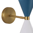 Load image into Gallery viewer, LightFixturesUSA - Art Deco 2 - Light Up Down Dual Cone Wall Sconce - Wall Sconce - Green + White - 2 Packs -