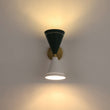 Load image into Gallery viewer, LightFixturesUSA - Art Deco 2 - Light Up Down Dual Cone Wall Sconce - Wall Sconce - Green + White - 2 Packs -