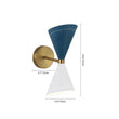 Load image into Gallery viewer, LightFixturesUSA - Art Deco 2 - Light Up Down Dual Cone Wall Sconce - Wall Sconce - Green + White - 2 Packs -