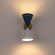 Load image into Gallery viewer, LightFixturesUSA - Art Deco 2 - Light Up Down Dual Cone Wall Sconce - Wall Sconce - Green + White - 2 Packs -