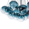 Load image into Gallery viewer, LightFixturesUSA - Art Deco Color Cluster Glass Globe Bubble Chandelier - Chandelier - Blue -