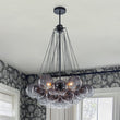Load image into Gallery viewer, LightFixturesUSA - Art Deco Color Cluster Glass Globe Bubble Chandelier - Chandelier - Gray -