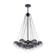 Load image into Gallery viewer, LightFixturesUSA - Art Deco Color Cluster Glass Globe Bubble Chandelier - Chandelier - Gray -
