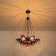 Load image into Gallery viewer, LightFixturesUSA - Art Deco Color Cluster Glass Globe Bubble Chandelier - Chandelier - Gray -