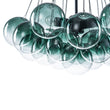 Load image into Gallery viewer, LightFixturesUSA - Art Deco Color Cluster Glass Globe Bubble Chandelier - Chandelier - Green -
