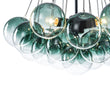 Load image into Gallery viewer, LightFixturesUSA - Art Deco Color Cluster Glass Globe Bubble Chandelier - Chandelier - Green -