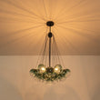 Load image into Gallery viewer, LightFixturesUSA - Art Deco Color Cluster Glass Globe Bubble Chandelier - Chandelier - Green -