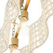 Load image into Gallery viewer, LightFixturesUSA - Art Deco Luxury Brass Crystal Linear Cage Island Chandelier - Chandelier - Brass -