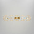 Load image into Gallery viewer, LightFixturesUSA - Art Deco Luxury Brass Crystal Linear Cage Island Chandelier - Chandelier - Brass -