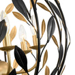Load image into Gallery viewer, LightFixturesUSA - Black Gold Candle Style Leaf Vine Iron Orb Chandelier - Chandelier - 6 - Lt -