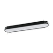 Load image into Gallery viewer, LightFixturesUSA - Black Minimalist Oval Dimmable LED Flush Mount Light - Ceiling Light - Black -