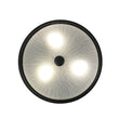Load image into Gallery viewer, LightFixturesUSA - Black Round Frosted Crackled Glass Flush Mount Light - Ceiling Light - 16.1 in -